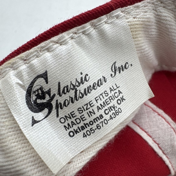 Vintage Corvette Hat Snapback Cap Racing Red Chevy Chevrolet 90s 80s Cars - Picture 3 of 6